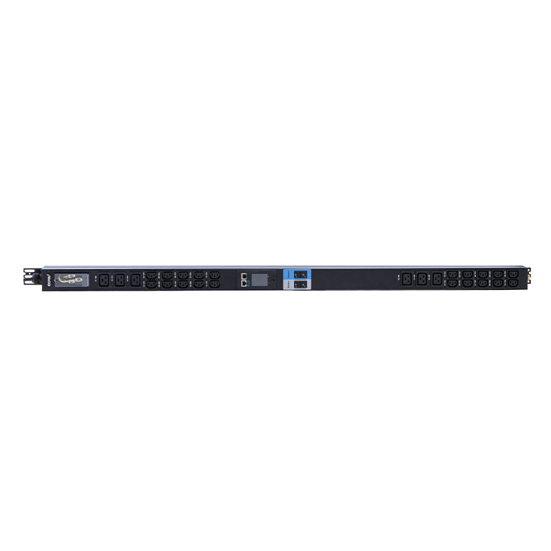 رک هوشمند TCP/IP PDU 26 خروجی IEC C13 / C19 1.5U مایع مغناطیسی قطع کننده مدار عمودی