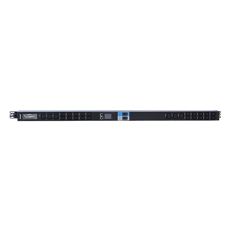 رک هوشمند TCP/IP PDU 26 خروجی IEC C13 / C19 1.5U مایع مغناطیسی قطع کننده مدار عمودی