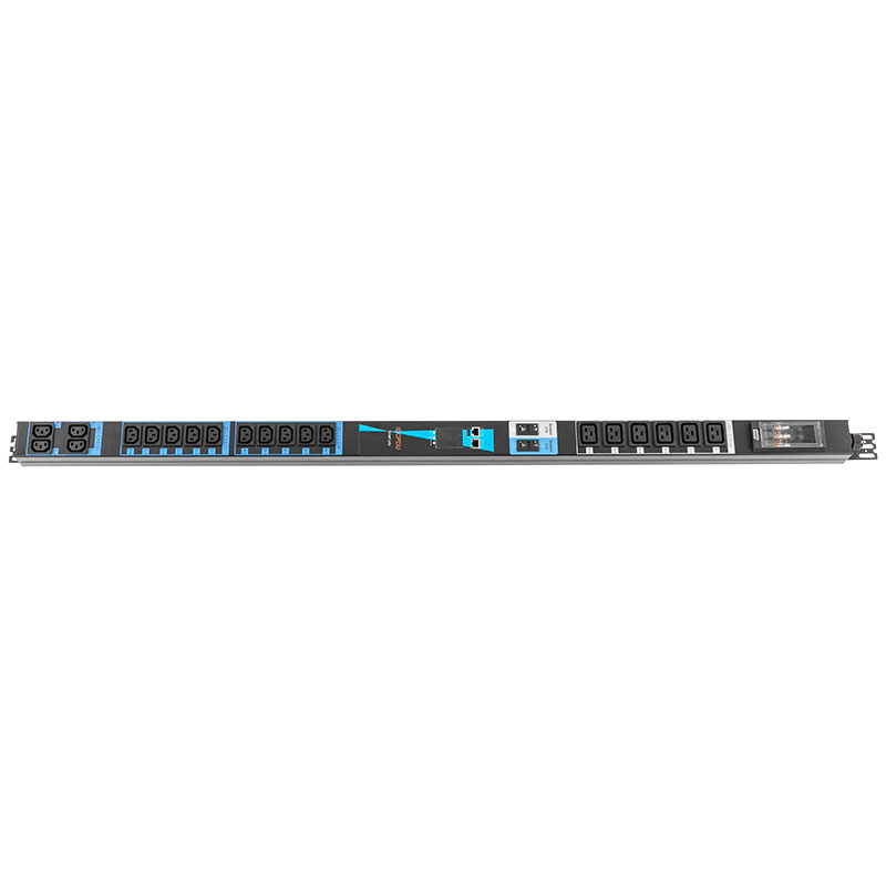 سنسور 20 خروجی C13 C19 عمودی TCP/IP eco Smart Rack Pdu