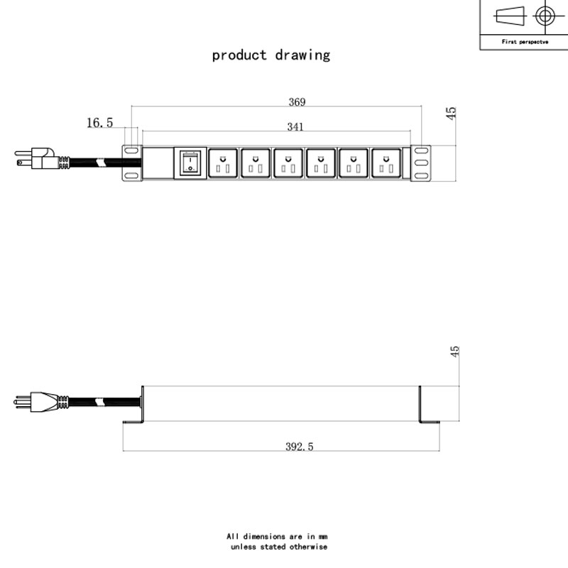 6 روش US Horizontal Switched Rack Pdu 1U